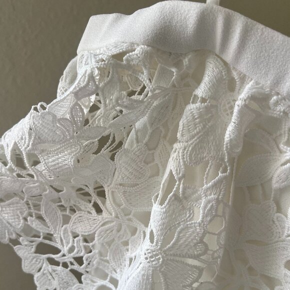 Formal Strapless Eliza J White Jumpsuit - Picture 3 of 3